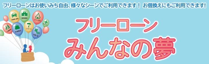 けんしんようフリーローン「みんなの夢」